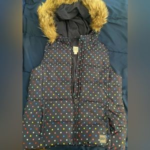 Gap girls puffer vest jacket size XL